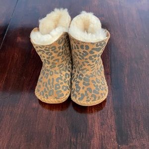 UGG leopard/Cheetah print baby boots